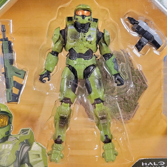 Halo Infinite Master Chief with Commando Rifle and Grappleshot Series 3 WCT New - Picture 4 of 7